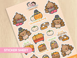 Sticker Sheet - Turkey Day!