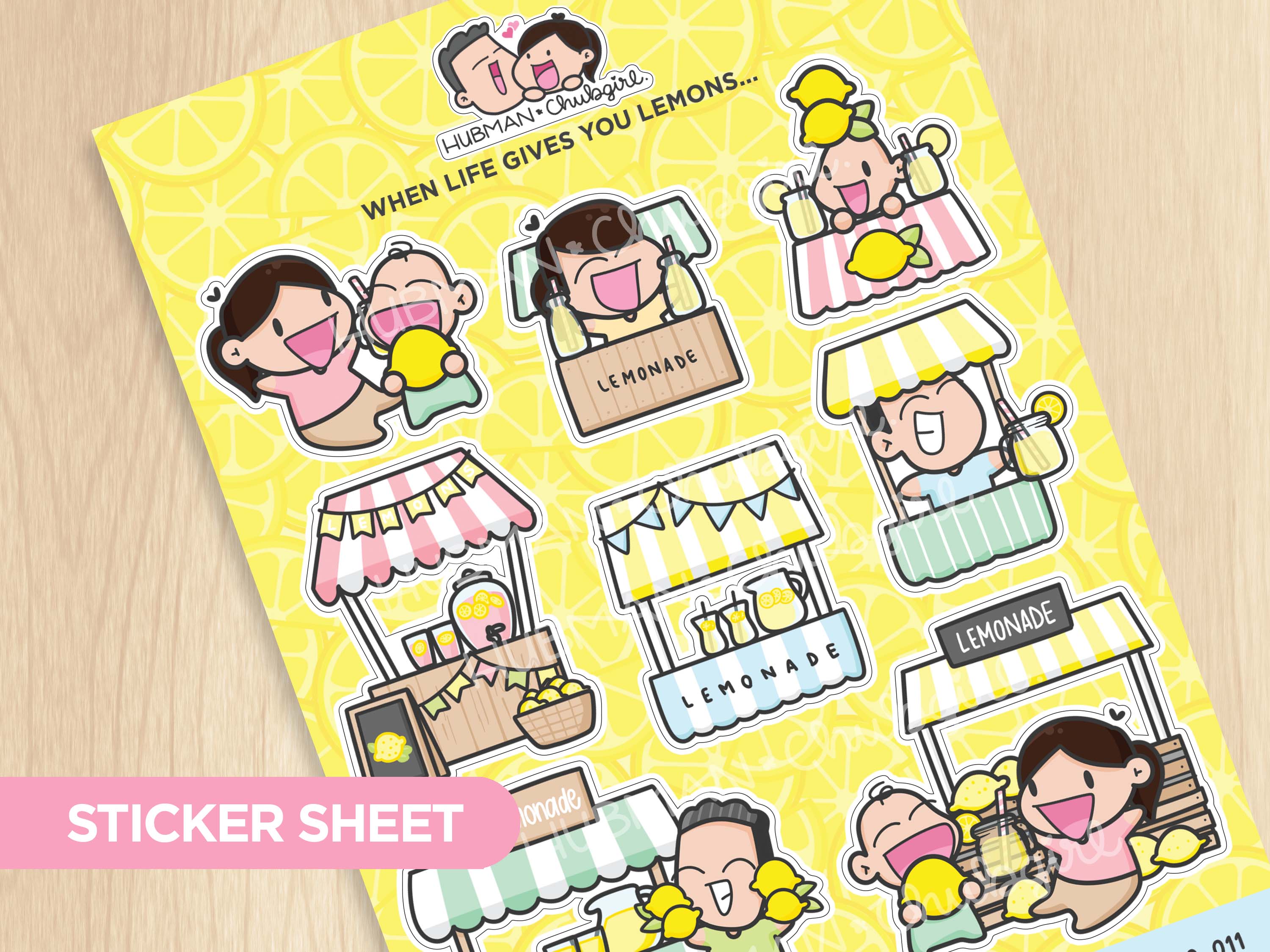 Sticker Sheet - When Life Gives You Lemons