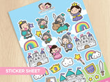 Magic Castles Sticker Set