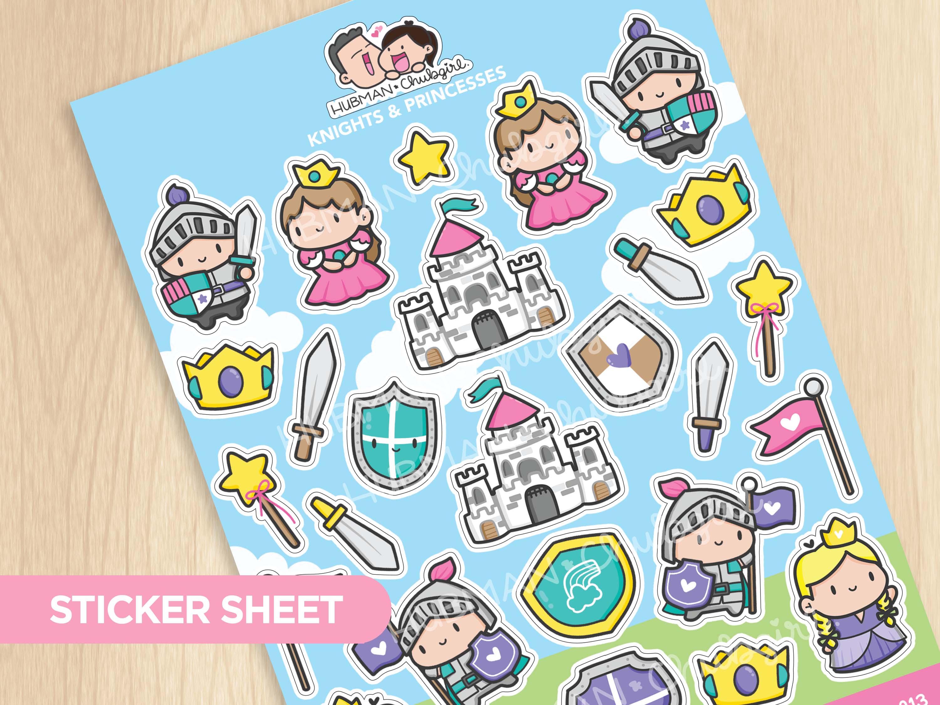 Magic Castles Sticker Set