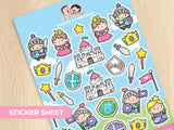 Magic Castles Sticker Set