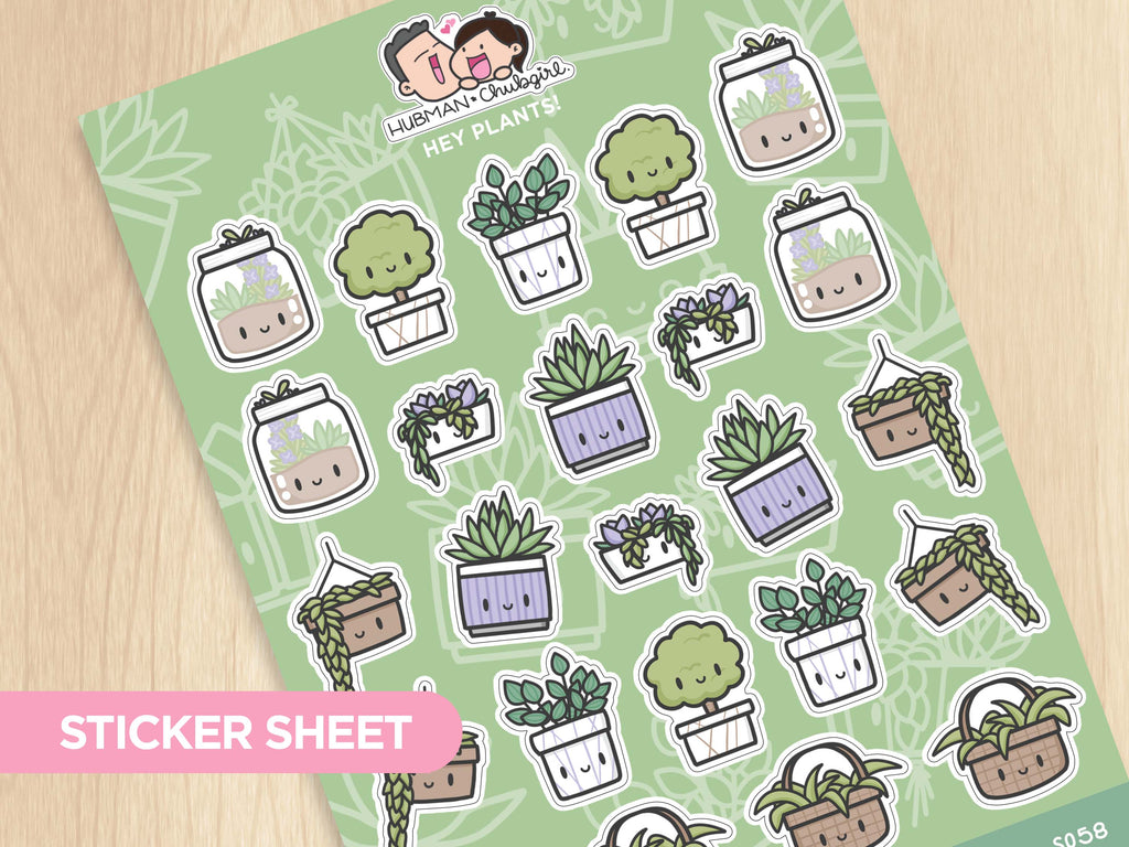 PLANT Stickers / Plant Sticker Sheet 