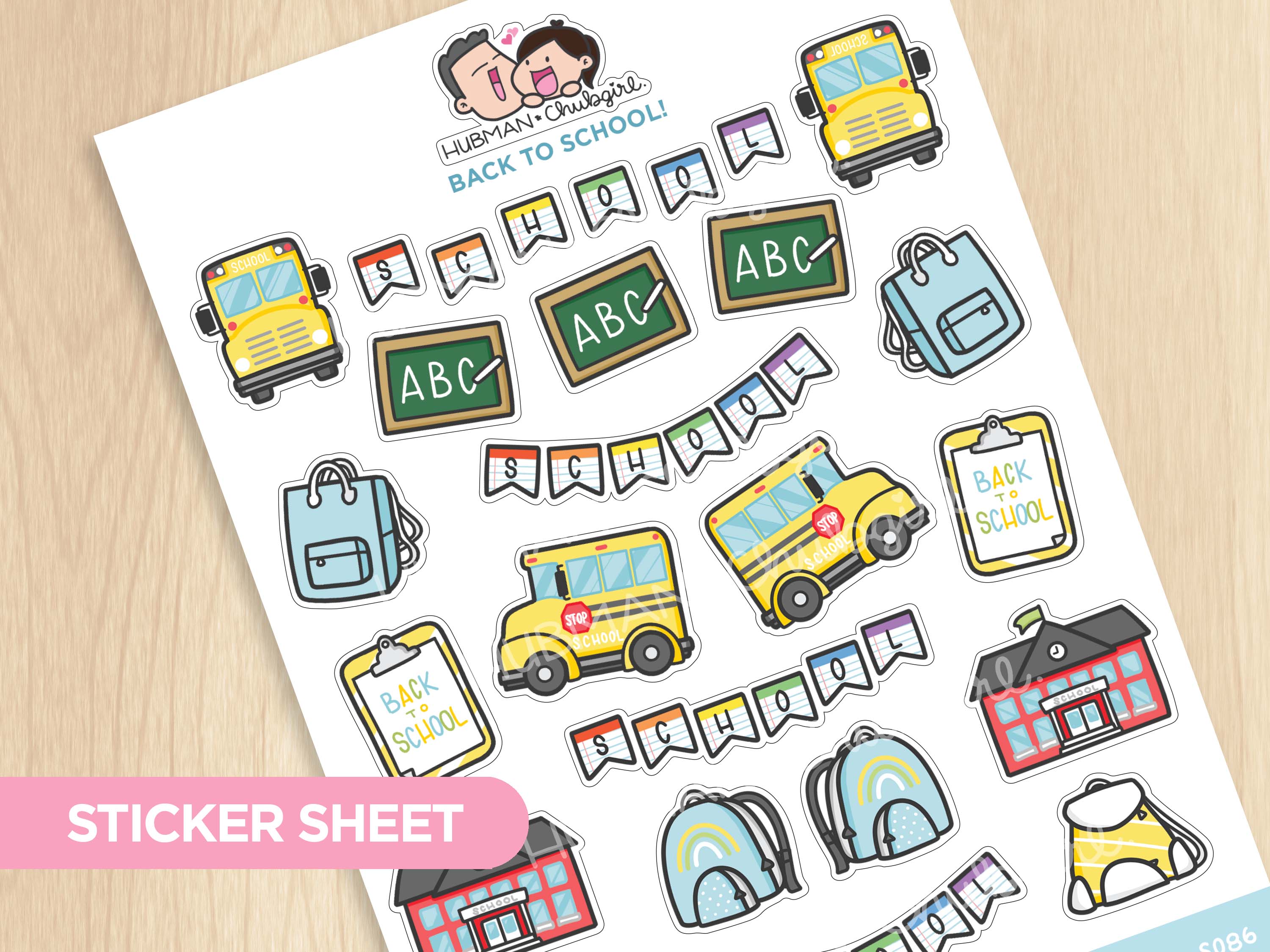 Sticker Sheet - Back to School!