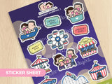 Midnight Carnival Sticker Set