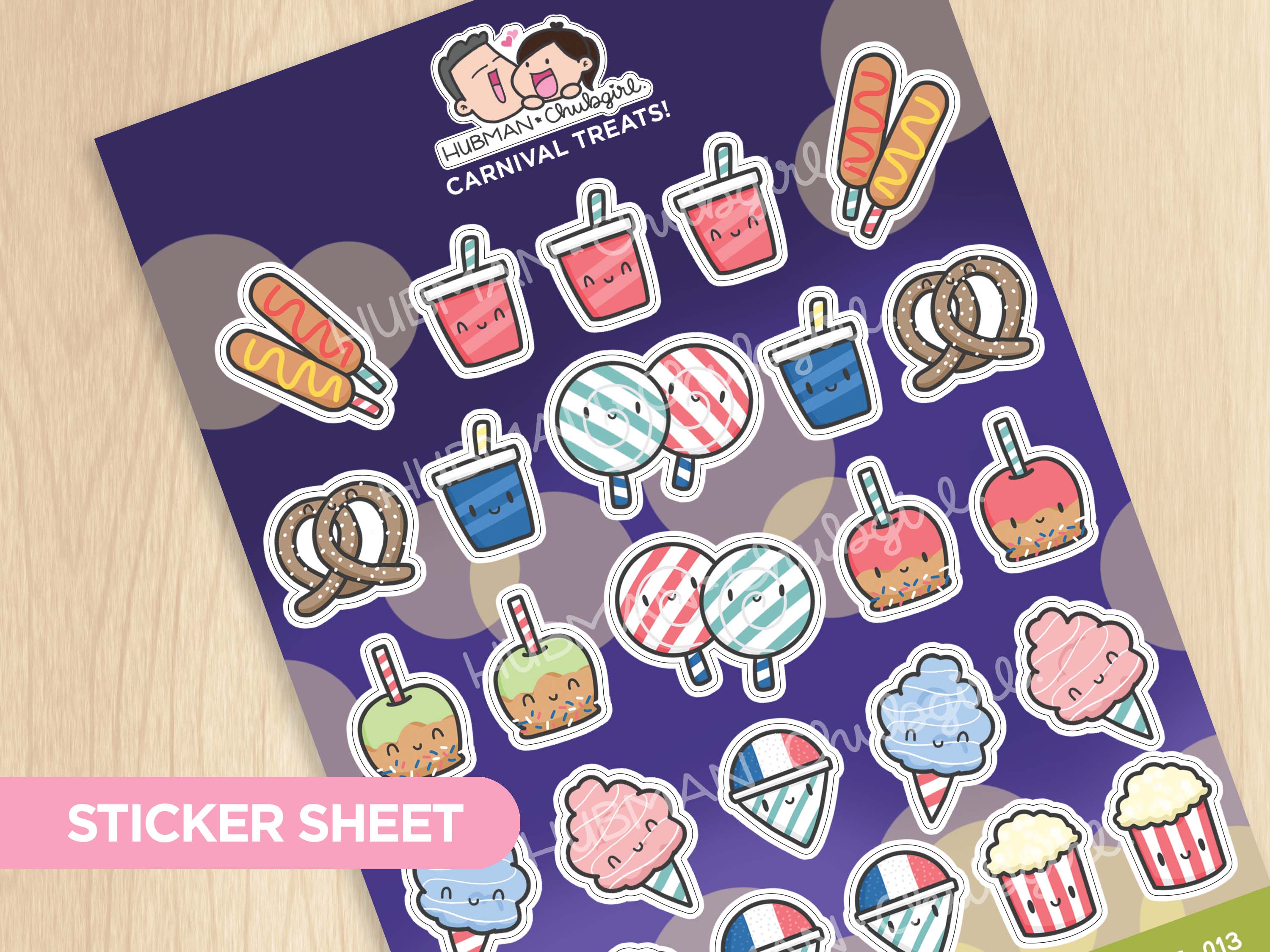 Carnival Treats! Sticker Sheet