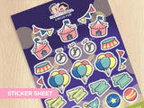 Circus Friends Sticker Set
