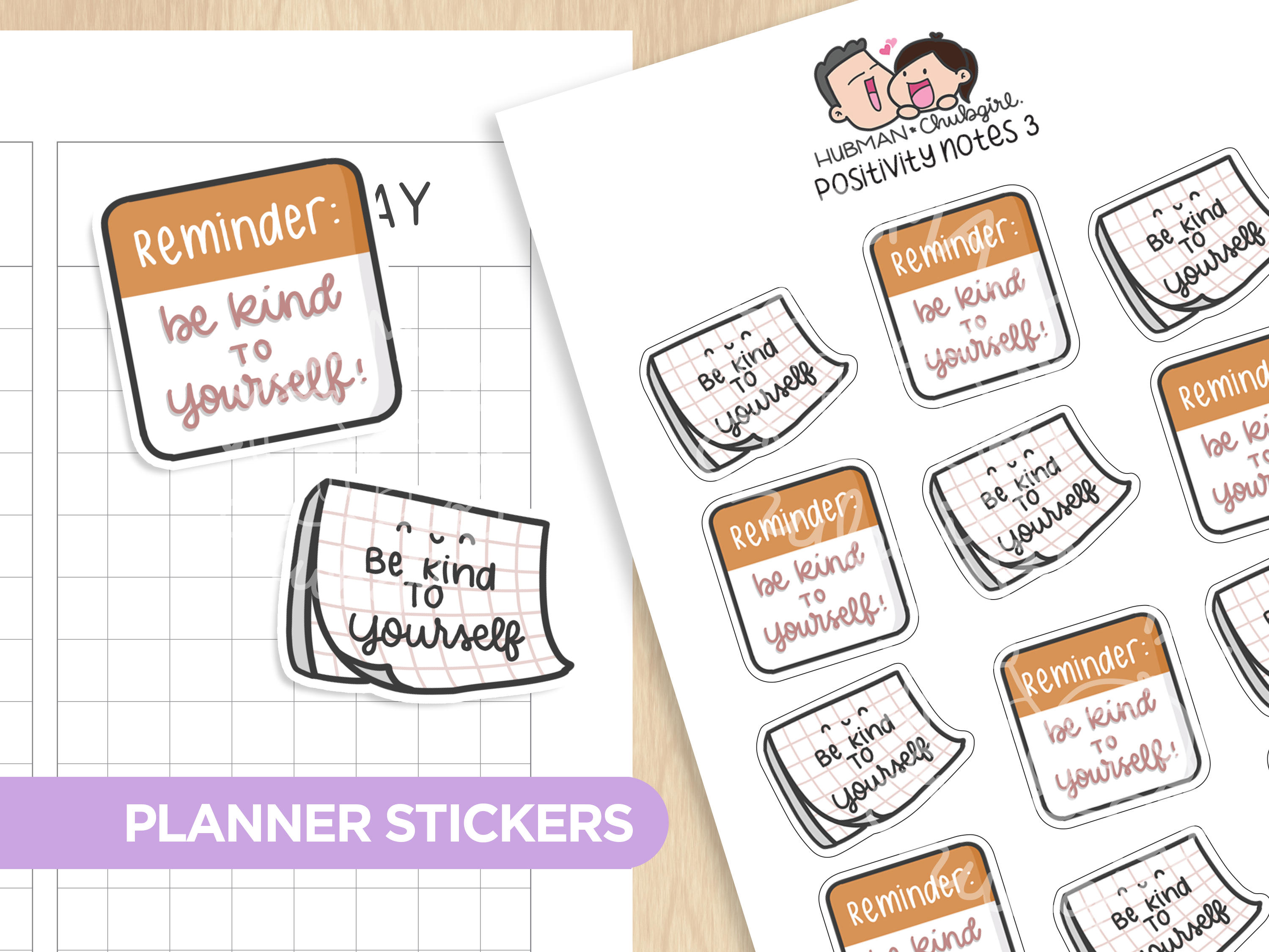 Positivity Notes Sticker Set