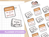Positivity Notes Sticker Set