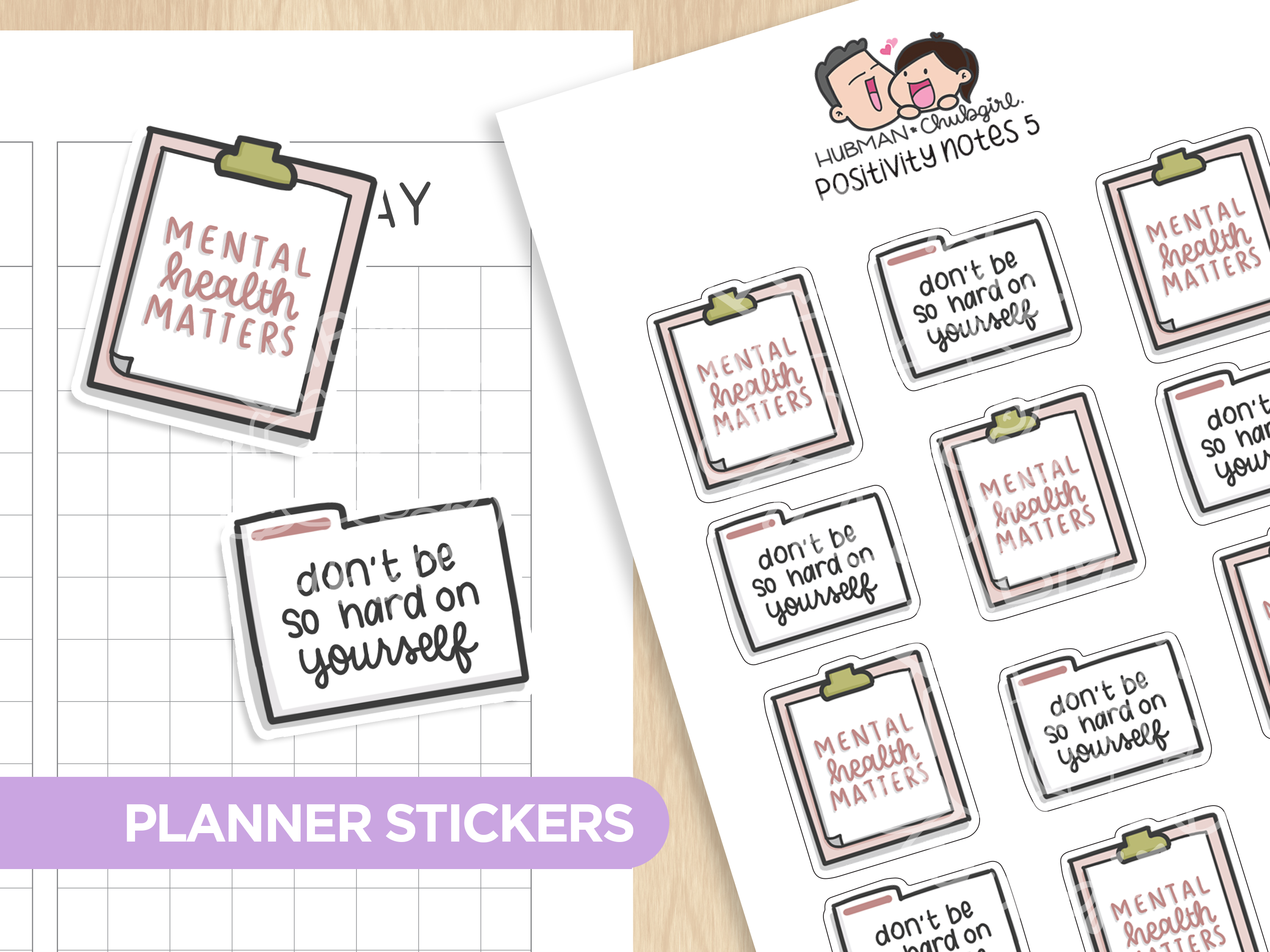 Positivity Notes Sticker Set