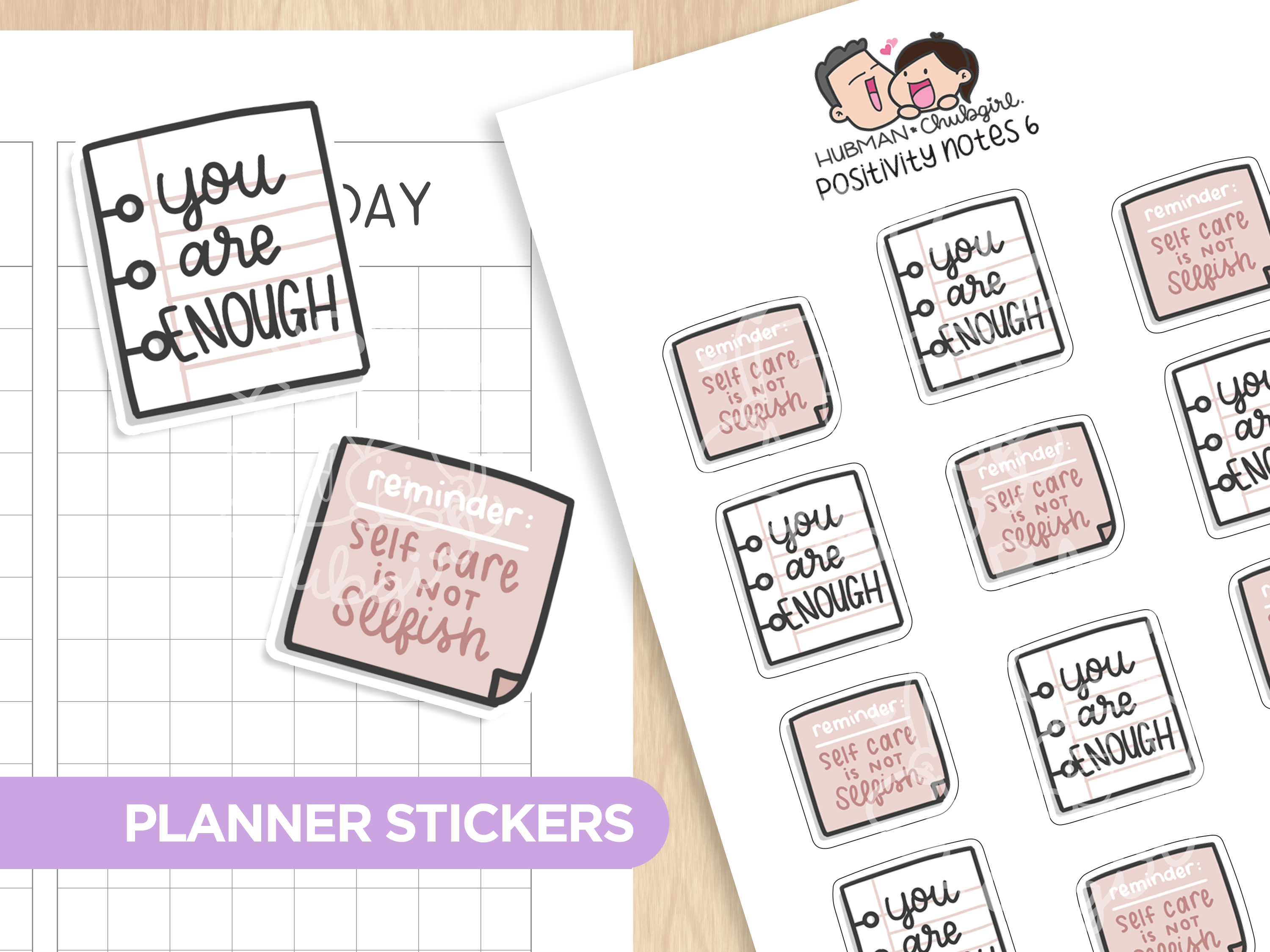 Positivity Notes Sticker Set