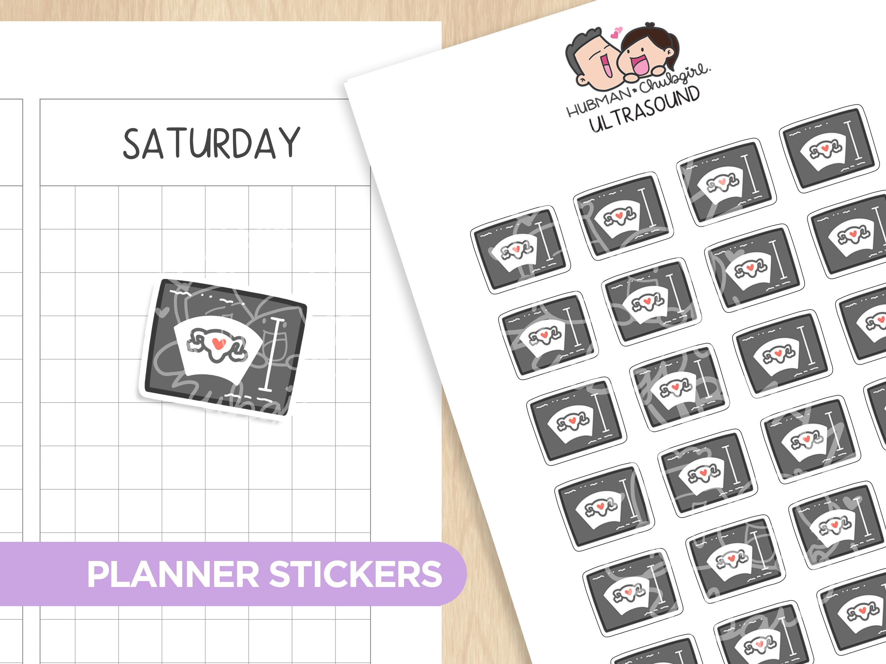 Ultrasound Planner Stickers