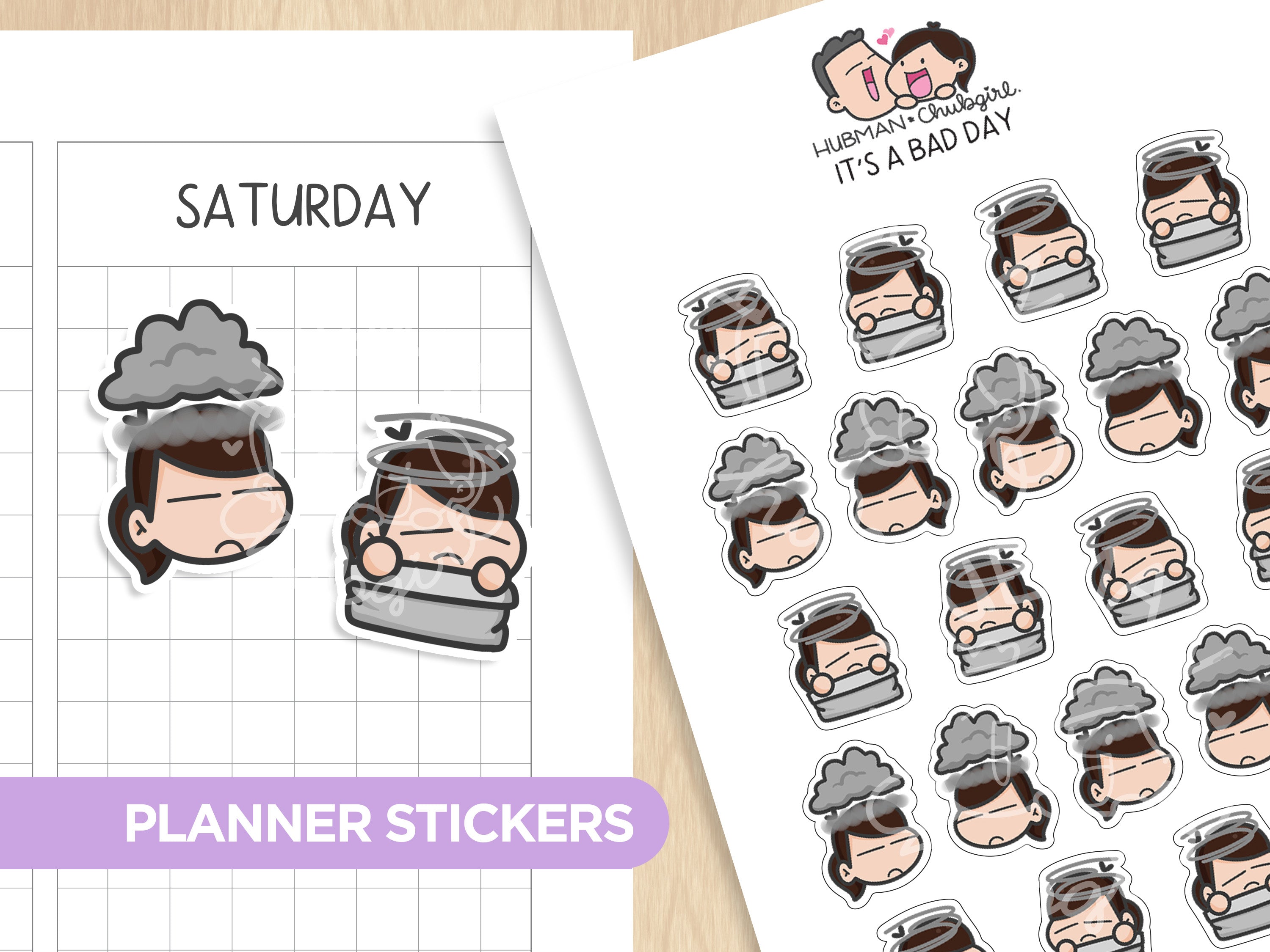 It's A Bad Day Planner Stickers