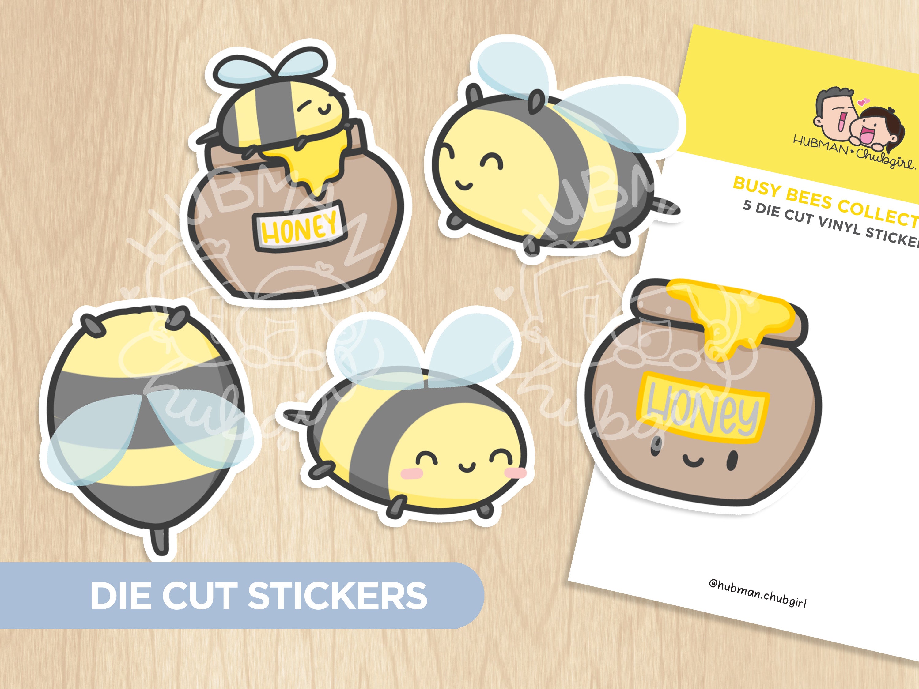 Bees and Bears Sticker Set