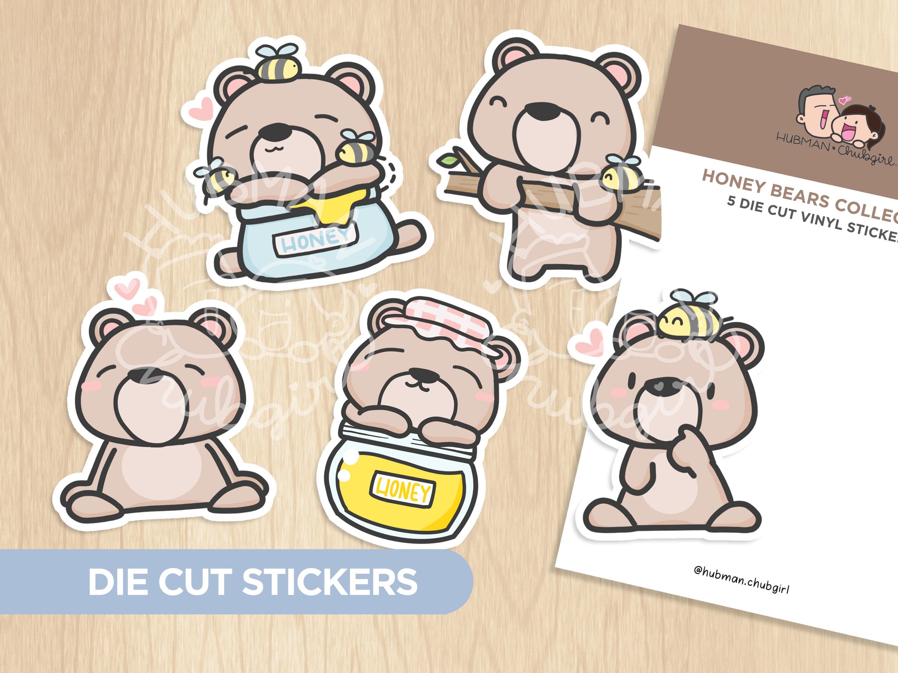 Bears Die Cut Stickers
