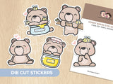 Bees and Bears Sticker Set
