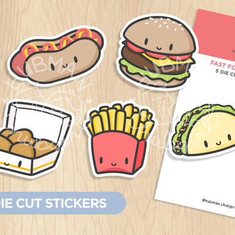 Food & Drink - Die Cut Stickers