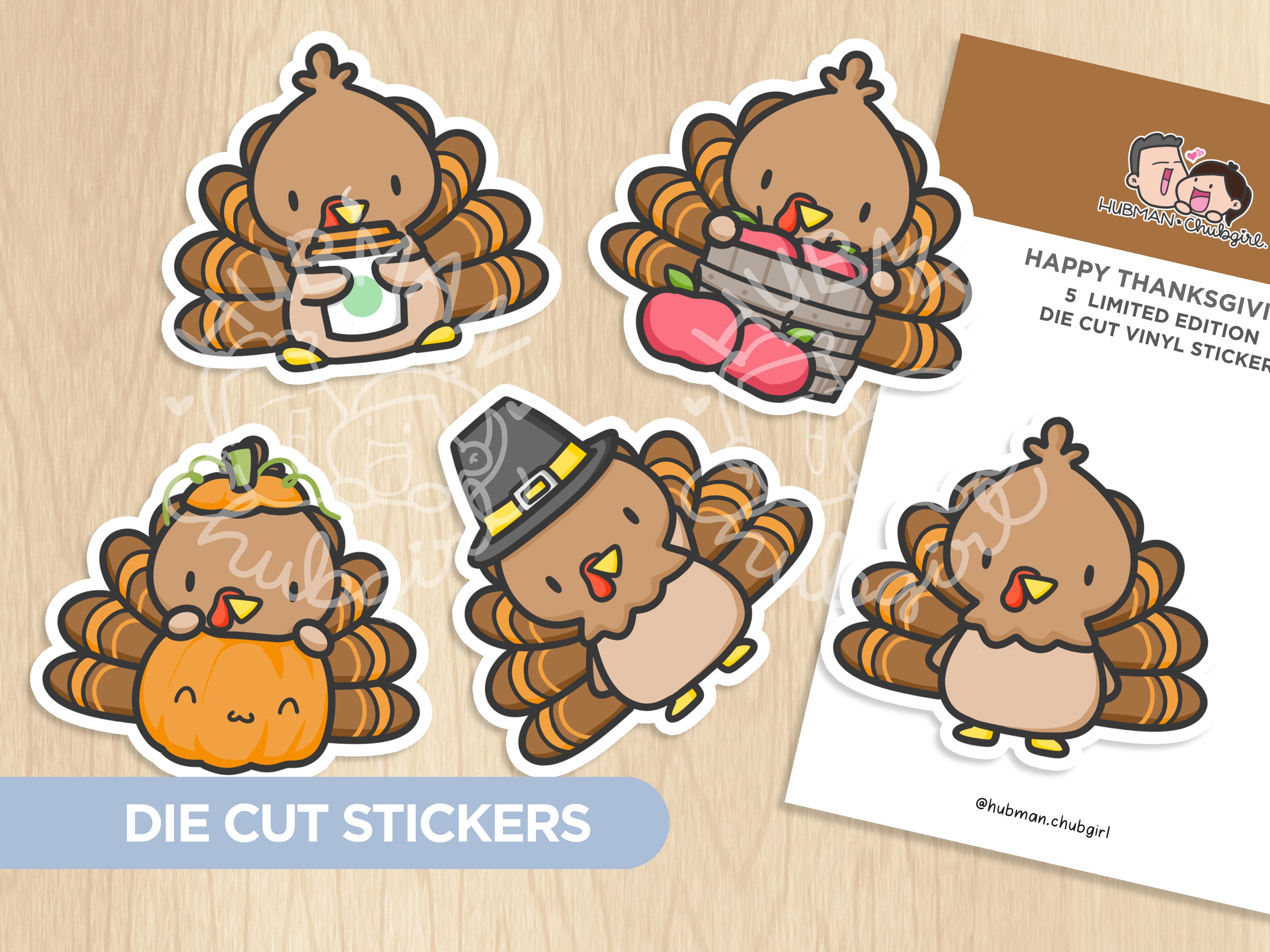 Thanksgiving Sticker Set