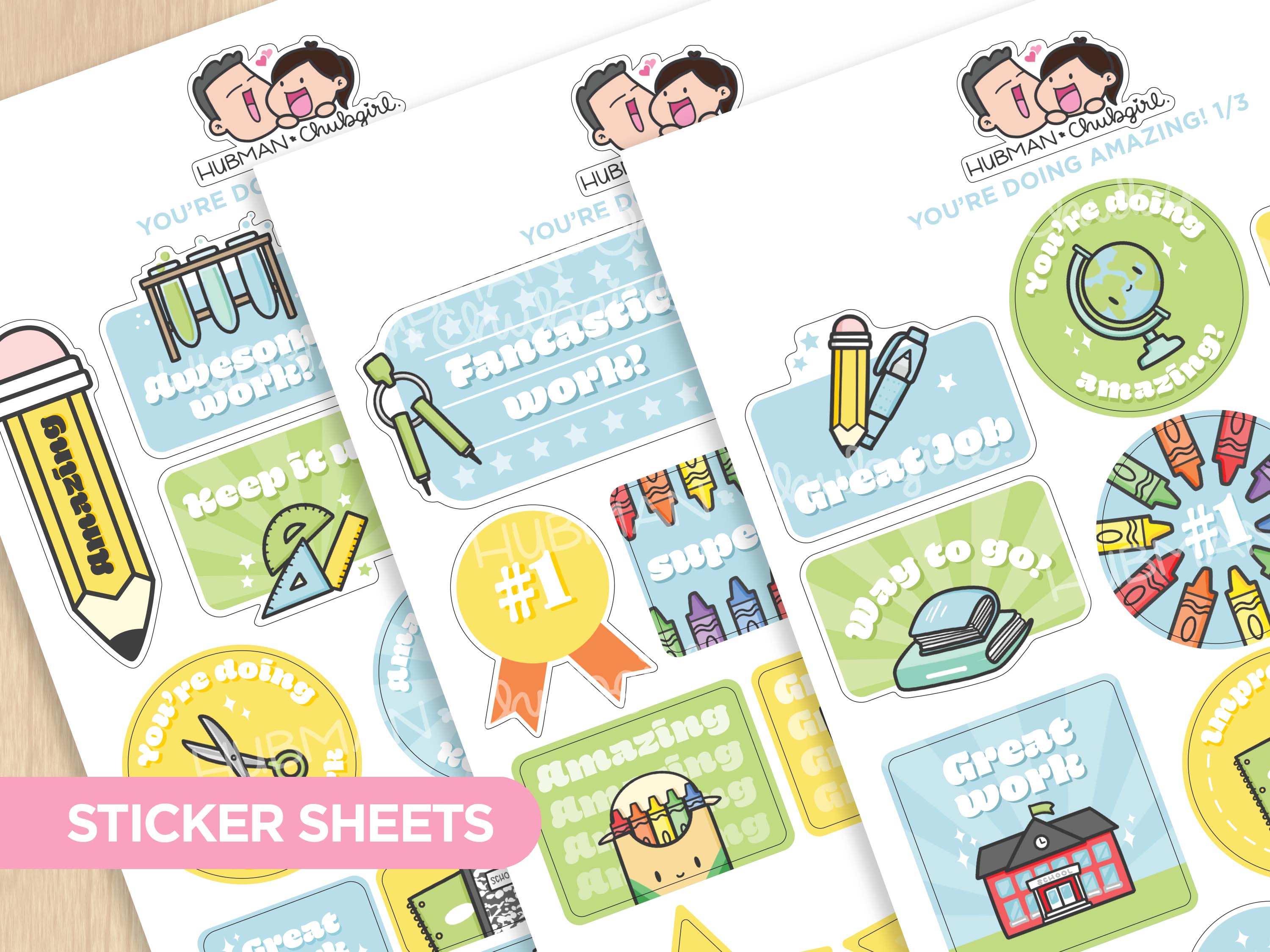 You're Doing Amazing! Sticker Sheets