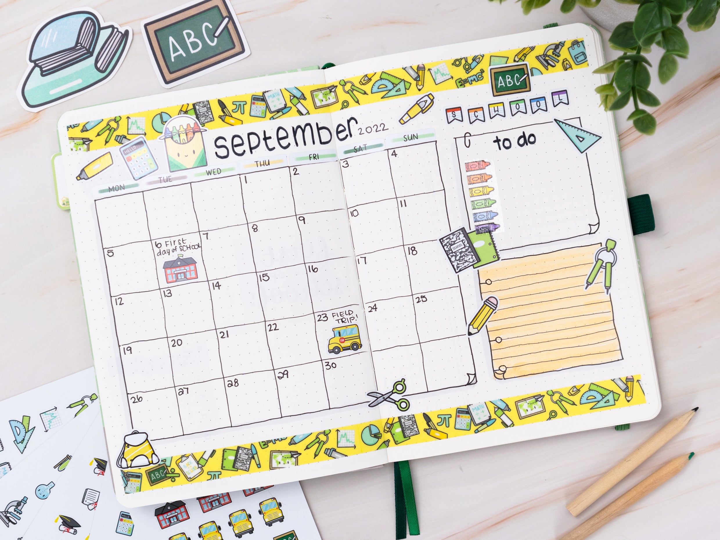 Back to School Washi Tape