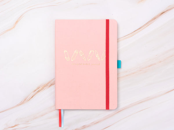 Hot Selling Pink Cute Kawaii Undated Blank Journal Diary Kids Notebook With  Pen Set For Girls