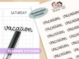 Vacation Text Planner Stickers