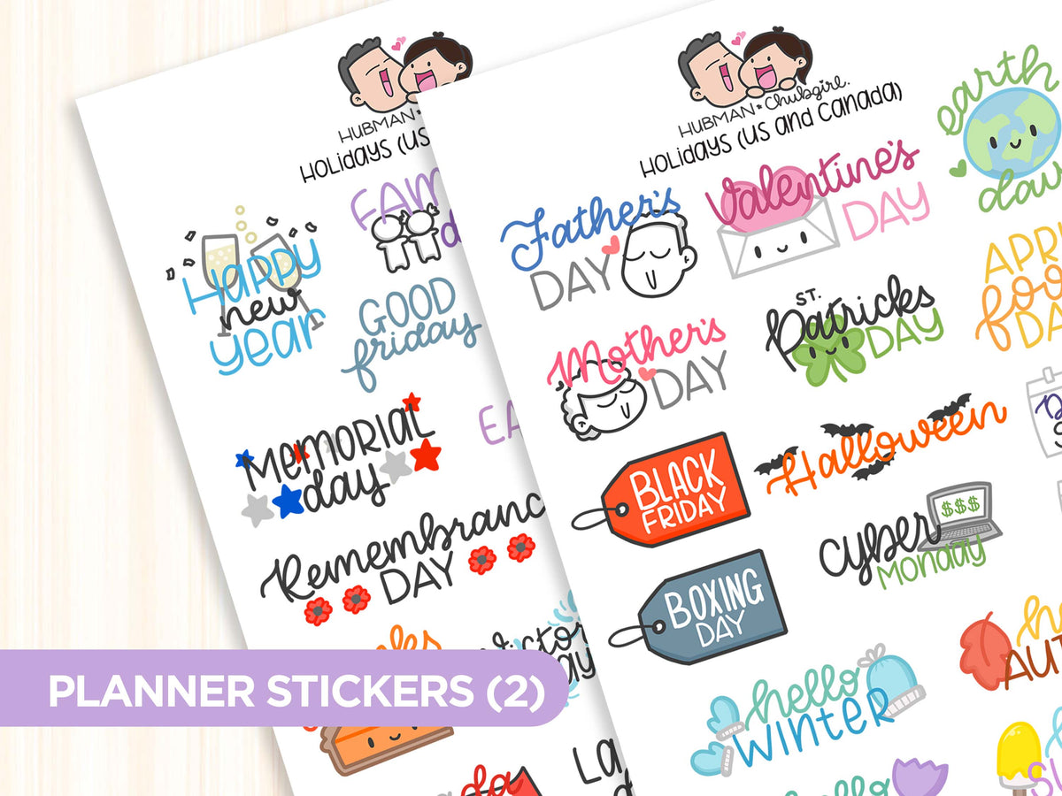 Mirida Planner Stickers – 1867 Daily Icons and Inspirational Stickers for  Adults Calendar, Classic Pack for Budget, Work, and Holidays