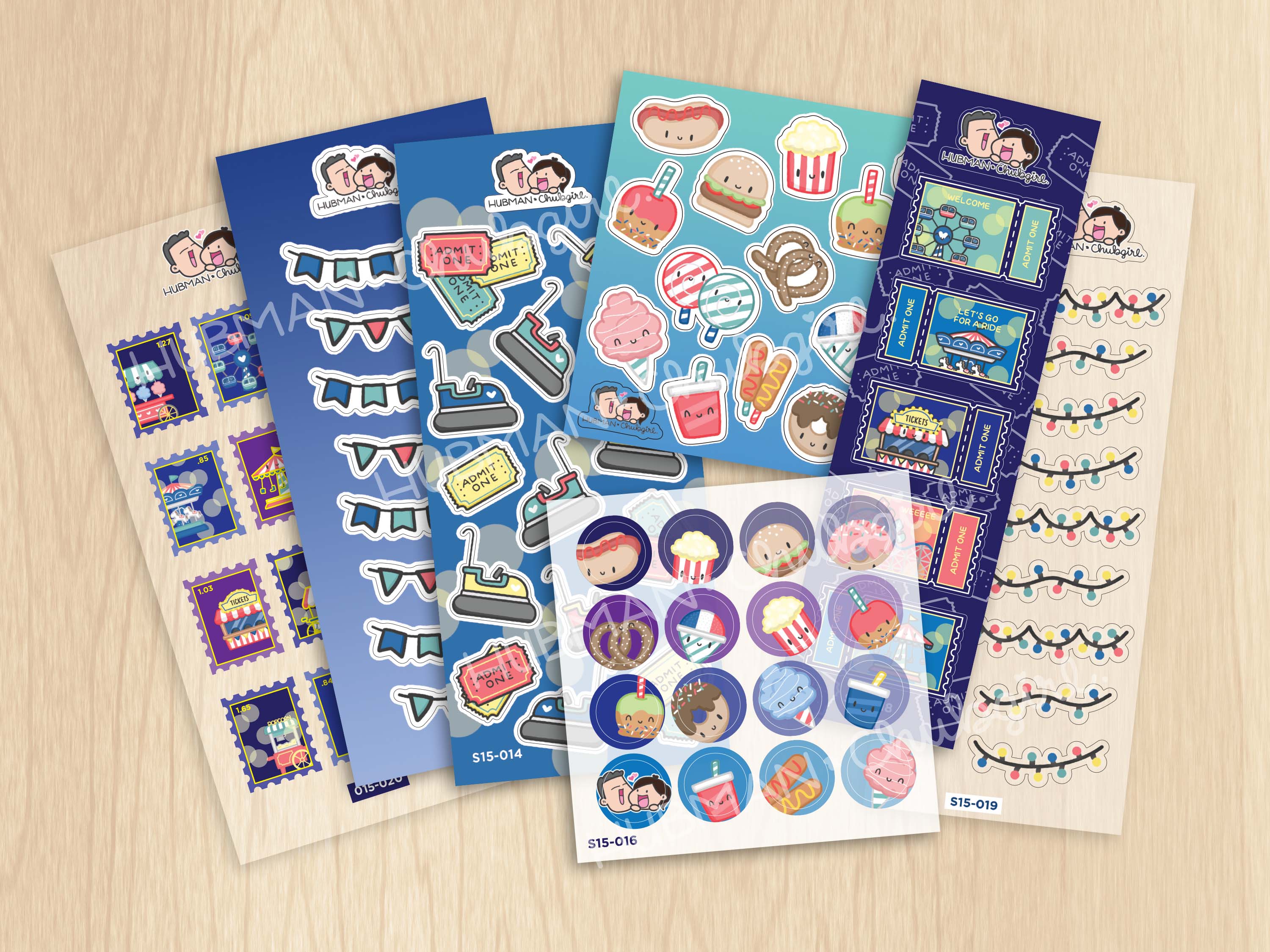 Carnival Variety Sticker Pack